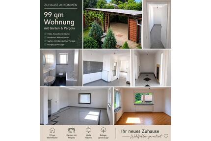 Top Lage in Altenmünster, große 2 - Zi-Whg mit Pergola & Garten