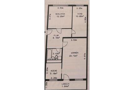 Nachmieter - 680,00&nbsp;EUR Kaltmiete, ca.&nbsp; 63,00&nbsp;m&sup2; in Heidenau (PLZ: 01809)