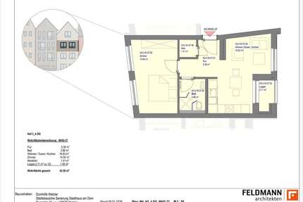 Wohnung zum Mieten in Wetzlar 770,00 € 43.53 m²