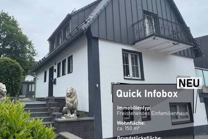 Hochwertiges, saniertes und freistehendes Einfamilienhaus auf einem toll angelegten Grundstück in einer der besten Lagen von Lüdenscheid (Buckesfeld)
