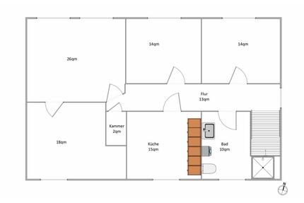 110qm 4-Raum-Wohnung in Rehna - Erstbezug nach Kernsanierung