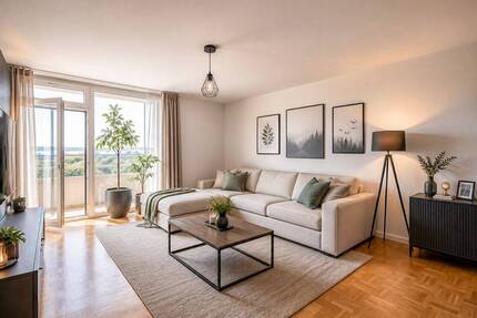Wohnen über den Dächern Aubings - Helle 3-Zi.-Wohnung im 9. OG - München Aubing-Lochhausen-Langwied