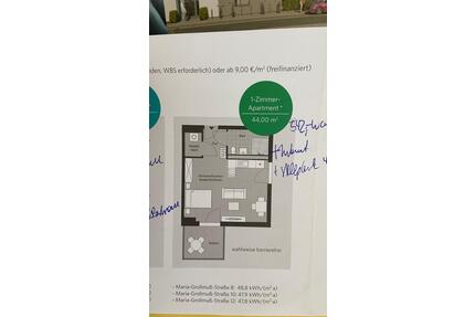 Nachmieter 1-Raum-Wohnung Leipzig Gohlis Nord (Bj. 2020) - Werder (Havel)