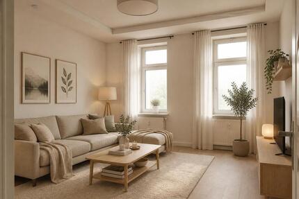 Teil- modernisierte 2,5-Zimmer-Wohnung mit neuer Einbauküche & ho - Halle (Saale) Silberhöhe