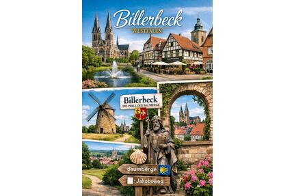 Moderne 3-Zimmer-Wohnung mit Balkon in Billerbeck – citynah