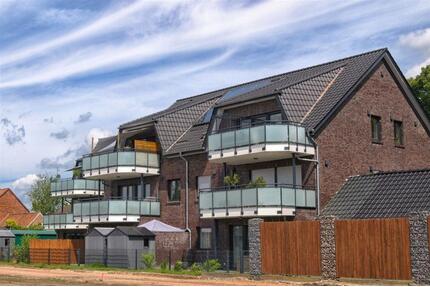 Attraktive, moderne Wohnung mit Balkon, 3 Zimmer, Carport, inkl. Klimatisierung, Smart-Be- und Entlüftungs-Anlage. - Twistringen