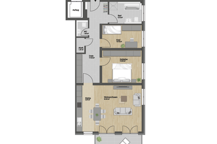 Wohnung zum Mieten in Neustadt 1.190,00 € 97 m²