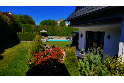 Arbeiten und leben wie im Urlaub-stilvolle Privatsphäre mit Pool - Schnelldorf