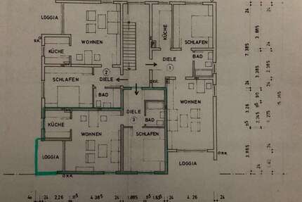 Wohnung zum Mieten in Bad Kissingen 425,00 € 55 m²