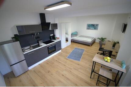 Stilvolles 1-Zimmer-Apartment möbliert vollmöbliert Wohnung - Bamberg Gereuth