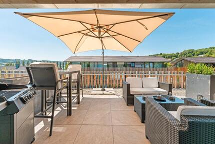 Luxus-Anwesen mit Penthouse Seesicht nahe StrandYachthafen - Öhningen