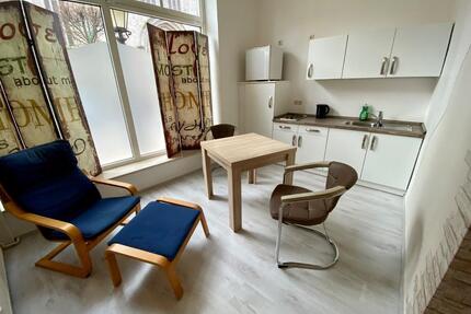 Herz & Turm: Moderne 1-Zimmer-Wohnung— möbliert, EG —1. Juli - Mühlhausen (Thüringen)