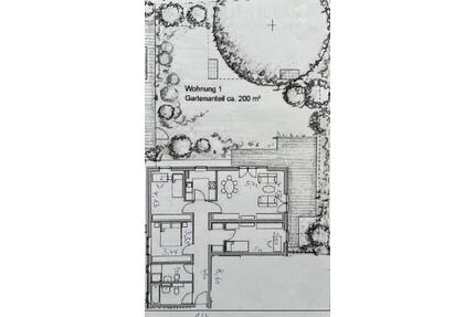 4-Zimmer Wohnung ca 100 qm mit 200 qm Garten - Ottobrunn