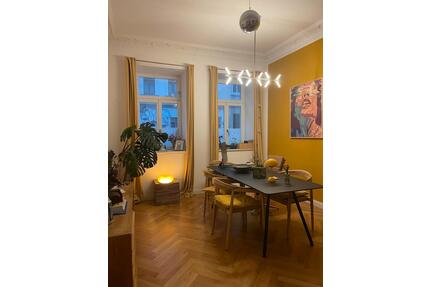 3 Zimmer Wohnung mit BalkonGarten, möbiliert, Untermiete Okt-Jan - Leipzig Altwest