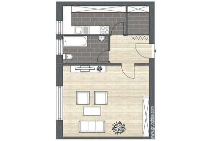Wohnung zum Mieten in Coburg 340,00 € 29.24 m²