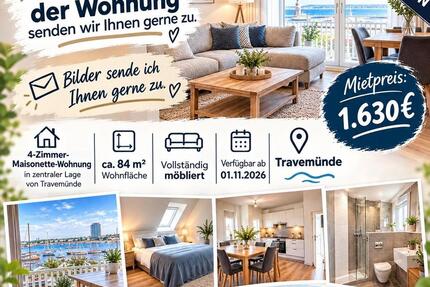 4-Zimmer-Maisonette-Wohnung - 1.630,00&nbsp;EUR Kaltmiete, ca.&nbsp; 84,00&nbsp;m&sup2; in Lübeck (PLZ: 23570) Alt-Travemünde / Rönnau