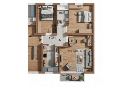 3,5 Zimmer Wohnung Obergiesing - 2.450,00&nbsp;EUR Kaltmiete, ca.&nbsp; 75,00&nbsp;m&sup2; in München (PLZ: 81549) Ramersdorf-Perlach