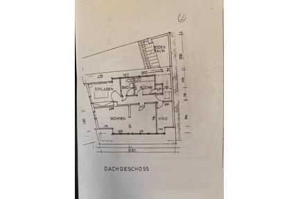 Schöne 3 Zimmer Wohnung in Dransfeld | Dachgeschoss