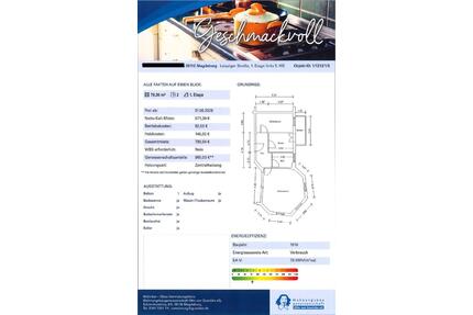 Wohnung 2 Zimmer 80qm - 572,00&nbsp;EUR Kaltmiete, ca.&nbsp; 80,00&nbsp;m&sup2; in Magdeburg (PLZ: 39112) Leipziger Straße