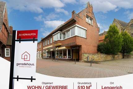 Investieren, entwickeln, profitieren! Wohn- und Geschäftshaus mit Potential! - Lengerich