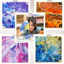 Acryl Pouring Gießworkshop - FlipCup | Kreativatelier 