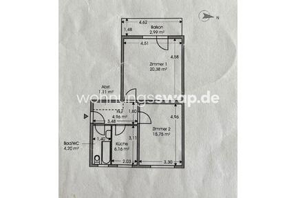 Wohnungsswap - 2 Zimmer, 56 m² - Swinemünder Straße, Mitte, Berlin