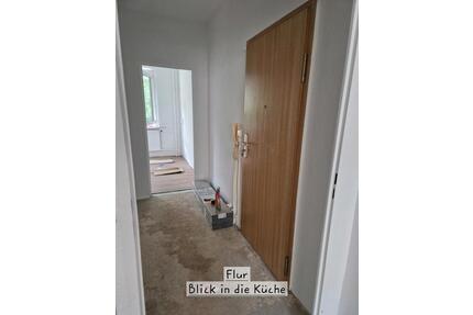 frisch sanierte, helle 1-Raum Wohnung mit Balkon und Wohnküche - Weimar Lützendorf