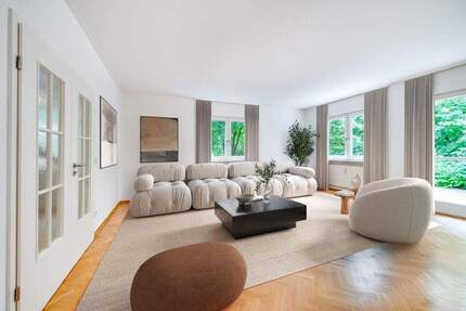 AIGNER - Schöne 2-Zimmer Wohnung mit Terrasse und großem Garten in Harlaching! - München Untergiesing-Harlaching