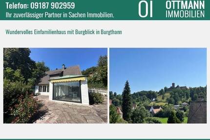 Wundervolles Einfamilienhaus mit Burgblick und stilvollem Pavillon - Burgthann