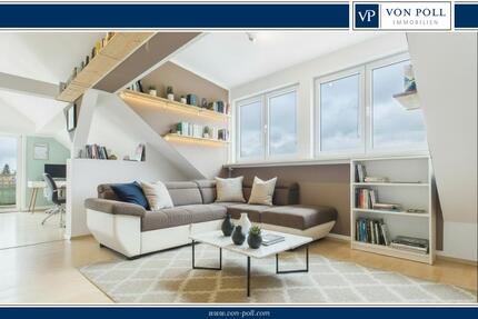 Lichtdurchflutete 4 Zimmer Dachgeschosswohnung mit 2 Balkonen - Kemmern
