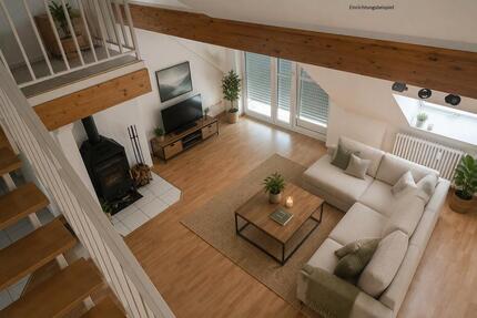 Charmante 4,5-Zi-Maisonettewohnung mit Galerie, Balkon und TG - Hilzingen