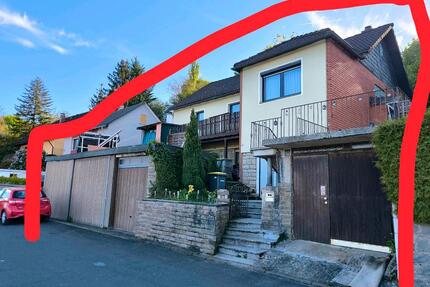 RUHESITZ Haus mit Halle Garagen Sackgasse TOP AUSSICHT 2x Wohnung - Ochsenfurt