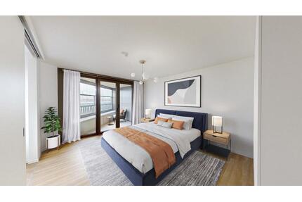 Live Modern, Live Central – Stilvolles 2-Raum-Apartment mit Loggia im ikonischen Spring Tower - Berlin Mitte
