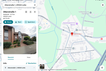 Dachgeschosswohnung mit Charme - 130.000,00&nbsp;EUR Kaufpreis, ca.&nbsp; 50,00&nbsp;m&sup2; in Lotte (PLZ: 49504)
