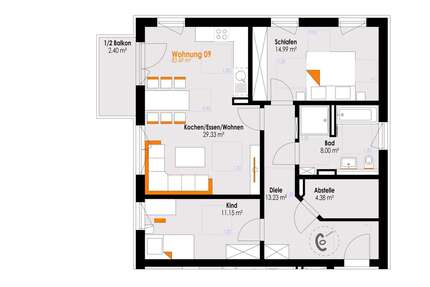 Wohnung zum Kaufen in Füssen 529.000,00 € 83.49 m²