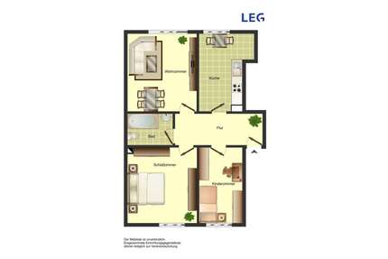 Wohnung zum Mieten in Bergkamen 539,00 € 63.49 m²