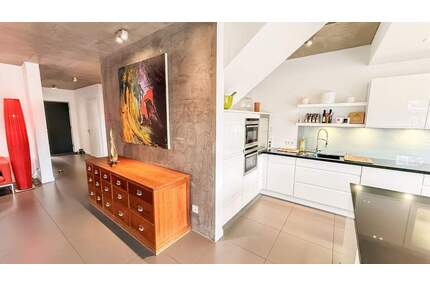 Architektonisch repräsentative Doppelhaushälfte - möbliert, ideal für eine alleinstehende Person oder ein Paar! - Gütersloh Spexard