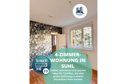 Wohnung zum Mieten in Suhl 380,00 € 74.8 m²