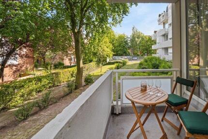 Eimsbüttel UBahn vor der Tür möbliert 1-Zimmer Wohnung EBK Balkon - Hamburg Niendorf