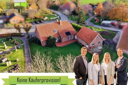 Dorf-Idylle nahe der Stadt Leer: Einfamilienhaus mit Doppelgarage und viel Potenzial - Detern / Amdorf