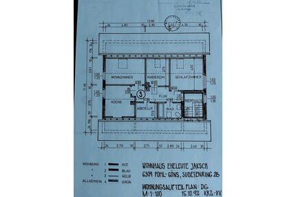 ETW 3,5 Zimmer, Dachgeschoss - 205.000,00&nbsp;EUR Kaufpreis, ca.&nbsp; 79,00&nbsp;m&sup2; in Butzbach (PLZ: 35510)