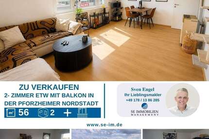 Wohnung zum Kaufen in Pforzheim 129.000,00 € 56 m²