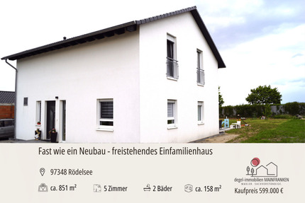 Modern wohnen. Ruhig leben. Viel Platz genießen. & A+ Energieeffizienz - Rödelsee