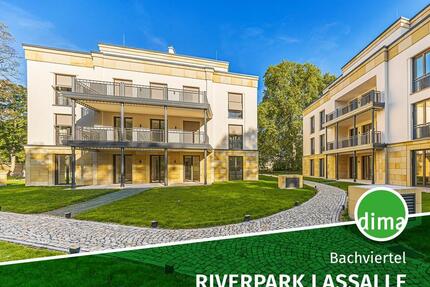 Luxuriöser Wohntraum mit Blick ins Grüne, inkl. Einbauküche, Kamin, Südwest-Balkon, HWR u.v.m. - Leipzig