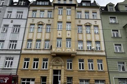 Geräumige, helle 2-Raum-Whg. im EG mit Balkon, Einbauküche und TV im Kochbereich, vermietet! - Plauen Preißelpöhl