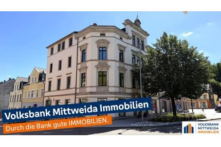 Zentral gelegene 3-Zimmer Wohnung im Dachgeschoss mit Einbauküche - Mittweida