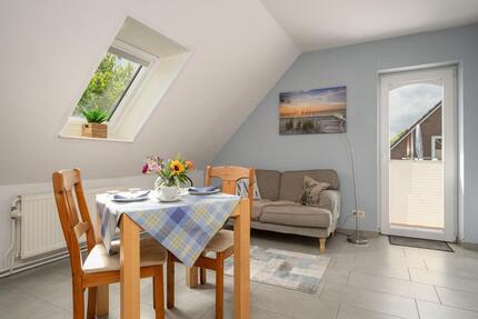 Nordseeurlaub Ferienwohnung mit Dachterrasse auf Nordstrand,Hunde erlaubt