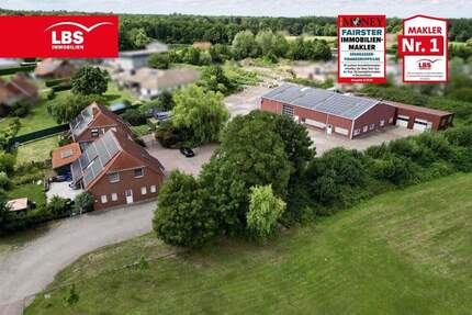 Junge Gewerbeeinheit: KFZ- Werkstatt mit Lagerhalle und zwei Büro- oder Wohngebäude... - Bückeburg Rusbend