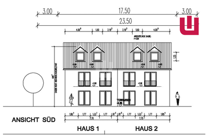 WINDISCH IMMOBILIEN - Grundstück in Ortsrandlage mit genehmigter Planung für ein Doppelhaus - Egenhofen / Aufkirchen
