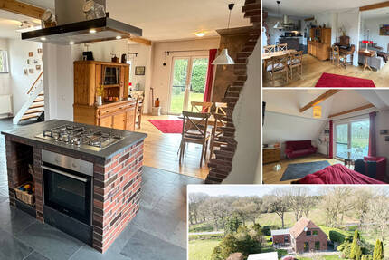 Entschleunigung am Rande der Stadt, 2019 teilsaniertes Landhaus mit viel Stil und Platz! - Varel Neudorf